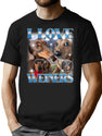 I Love Dachshund 90S Bootleg Style Bootleg Graphic T-Shirt - Black