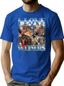 I Love Dachshund 90S Bootleg Style Bootleg Graphic T-Shirt - Blue