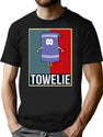 I Love Towelie W Towel Love Vintage T-Shirt for Men & Women, T-Shirts Graphic Tee - Black