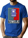 I Love Towelie W Towel Love Vintage T-Shirt for Men & Women, T-Shirts Graphic Tee - Blue