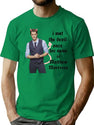 I Met The Devil Once His Name is Matthew Morrison Premium Heavyweight Cotton T-Shirt - Green