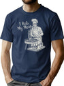 I Rub My Meat T-Shirt for Men & Women, T-Shirts Graphic Tee - Navy