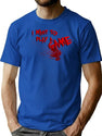 I Want To Play A Game (3) T-Shirt for Men & Women, T-Shirts Graphic Tee - Blue