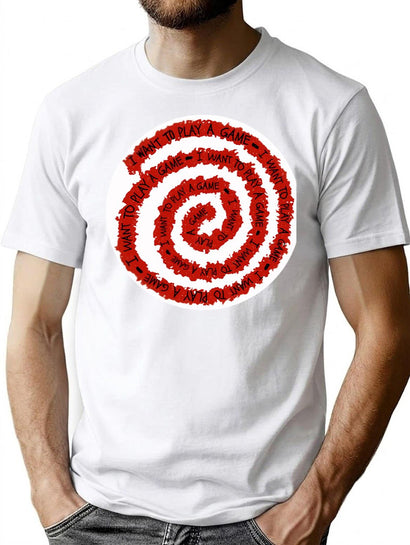 I Want To Play A Game T-Shirt for Men & Women, T-Shirts Graphic Tee - Black