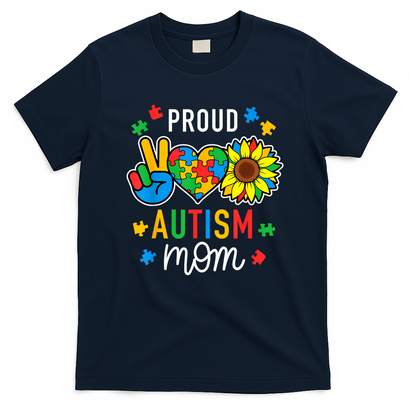 I'm A Proud Autism Mom Autism Awareness For Mom  T-Shirt