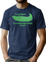 I'M An Alligator. I'M A Mama-Papa Coming For You T-Shirt for Men & Women, T-Shirts Graphic Tee - Navy