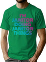 I'M Janitor Doing Janitor Things Retro Neon T-Shirt for Men & Women, T-Shirts Graphic Tee - Green