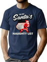 I'M On Santa'S Naughty List T-Shirt for Men & Women, T-Shirts Graphic Tee - Navy