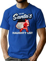I'M On Santa'S Naughty List T-Shirt for Men & Women, T-Shirts Graphic Tee - Blue