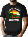 I'M Sexy And I Mow It Lawn Mowing Landscaping T-Shirt for Men & Women, T-Shirts Graphic Tee - Black