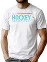 Ice Hockey Is It Hockey Season Yet Gift Idea Classic T Shirt T-Shirt for Men & Women, T-Shirts Graphic Tee - White