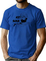 Icesoulblack Bootleg Graphic T-Shirt - Blue