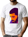 Iconic Meme Woke Mood Feels Retro Sadness Bootleg Graphic T-Shirt - White