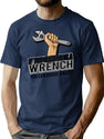 If You Can Dodge A Wrench You Can Dodge A Ball Funny Humor T-Shirt for Men & Women, T-Shirts Graphic Tee - Navy