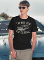 Im Not Old Im Classic Shirt Funny Vintage T-Shirt for Men & Women, T-Shirts Graphic Tee - Navy