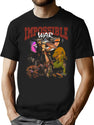 Impossible War Vintage 90S Design Bootleg Graphic T-Shirt - Black