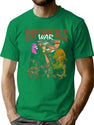 Impossible War Vintage 90S Design Bootleg Graphic T-Shirt - Green