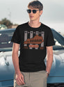In Bourbon We Trust (Warm Tone) T-Shirt for Men & Women, T-Shirts Graphic Tee - Navy