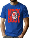 In Musk We Bust T-Shirt for Men & Women, T-Shirts Graphic Tee - Blue