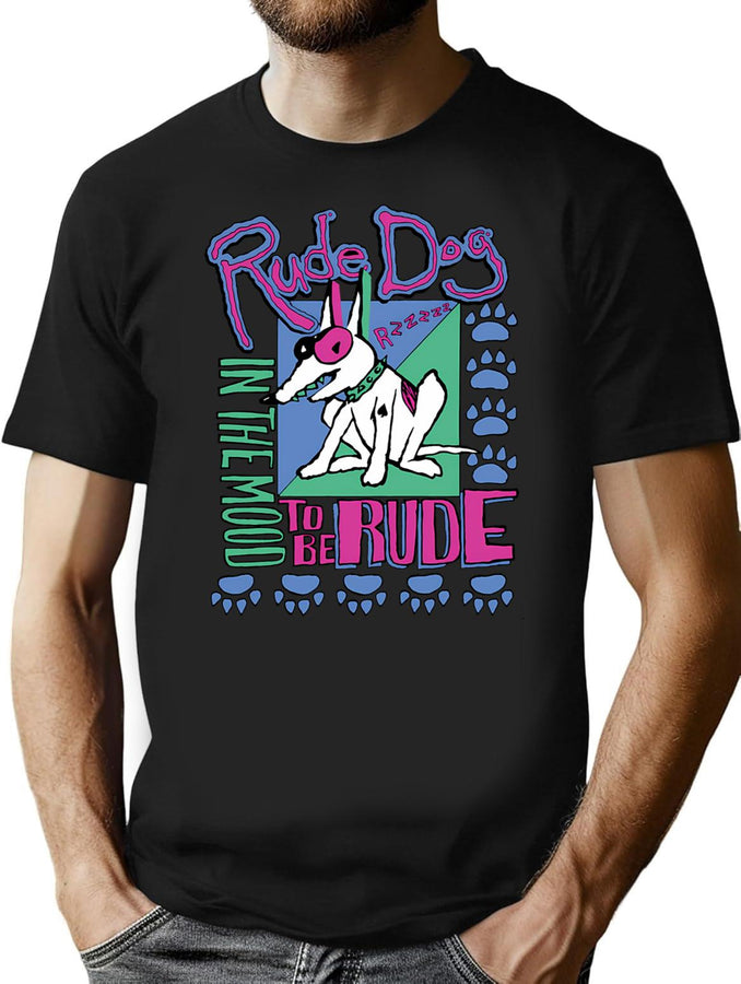 In The Mood To Be Rude Bootleg Graphic T-Shirt - Black