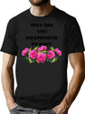 Inexpensive To Win Funny Romantic Bad Translation Bootleg Graphic T-Shirt - Black