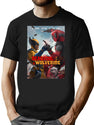 Insolent Ddeadpoolwoolverine Bootleg Graphic T-Shirt - Black