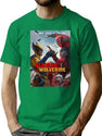 Insolent Ddeadpoolwoolverine Bootleg Graphic T-Shirt - Green