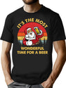 Int'S The Most Wonderful Time Of The Year Shirt Christmas Santa T-Shirt for Men & Women, T-Shirts Graphic Tee - Black