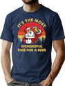 Int'S The Most Wonderful Time Of The Year Shirt Christmas Santa T-Shirt for Men & Women, T-Shirts Graphic Tee - Navy