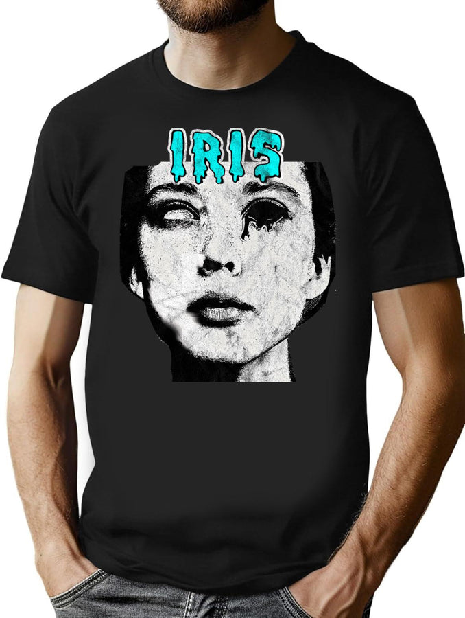 Iris Bootleg Style Bootleg Graphic T-Shirt - Black