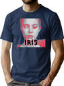 Iris Vintage Bootleg Design Bootleg Graphic T-Shirt - Navy