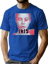 Iris Vintage Bootleg Design Bootleg Graphic T-Shirt - Blue