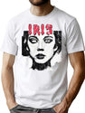 Iris Vintage Bootleg Style Bootleg Graphic T-Shirt - White