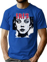 Iris Vintage Bootleg Style Bootleg Graphic T-Shirt - Blue