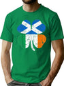 Irish Scottish Flag Ireland Scotland St Patricks Day T-Shirt for Men & Women, T-Shirts Graphic Tee - Green