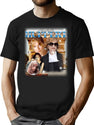 Isabelle Huppert 90S Bootleg Style Bootleg Graphic T-Shirt - Black