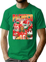 Isiah Pacheco Vintage Retro Bootleg 90S Style Bootleg Graphic T-Shirt - Green