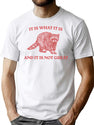 It Is What It Is And It Is Not Great Memes (3) T-Shirt for Men & Women, T-Shirts Graphic Tee - White