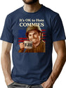 It'S Ok To Hate Commies Ww2 Military Propaganda T-Shirt for Men & Women, T-Shirts Graphic Tee - Navy