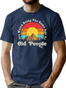 It'S Weird Being The Same Age As Old People Funny Vintage T-Shirt for Men & Women, T-Shirts Graphic Tee - Navy