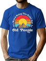 It'S Weird Being The Same Age As Old People Funny Vintage T-Shirt for Men & Women, T-Shirts Graphic Tee - Blue