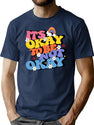 Its Okay To Be Not Okay T-Shirt for Men & Women, T-Shirts Graphic Tee - Navy