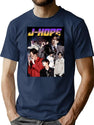 J-Hope Bootleg Bootleg Graphic T-Shirt - Navy