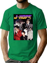 J-Hope Bootleg Bootleg Graphic T-Shirt - Green