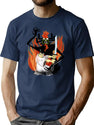Jack And Aku T-Shirt for Men & Women, T-Shirts Graphic Tee - Navy