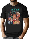Jada Pinkett Collage Bootleg Graphic T-Shirt - Black