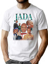 Jada Pinkett Collage Bootleg Graphic T-Shirt - White