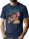Jada Pinkett Collage Bootleg Graphic T-Shirt - Navy