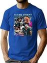 Jalen Vintage Style Tee Bootleg Graphic T-Shirt - Blue