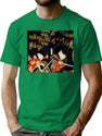 Japanese Samurai Ukiyoe Print Vintage T-Shirt for Men & Women, T-Shirts Graphic Tee - Green